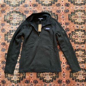 BNWT Patagonia Better Sweater 1/4 Zip in Black